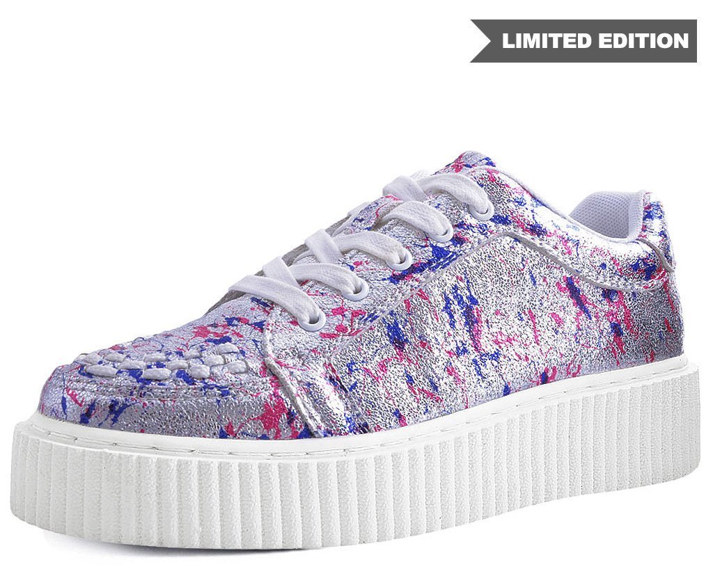 paint splash shoes