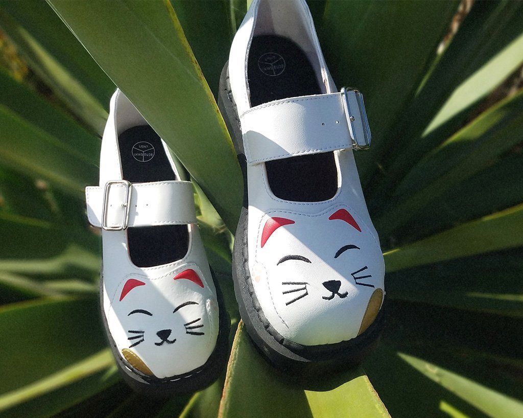 anarchic cat shoes