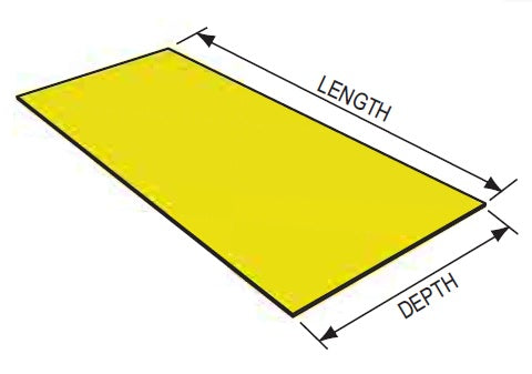 Barrier Group FRP Floor Plate - Anti-Slip, Yellow Specifications