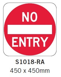 Barrier Group No Entry Sign Specification