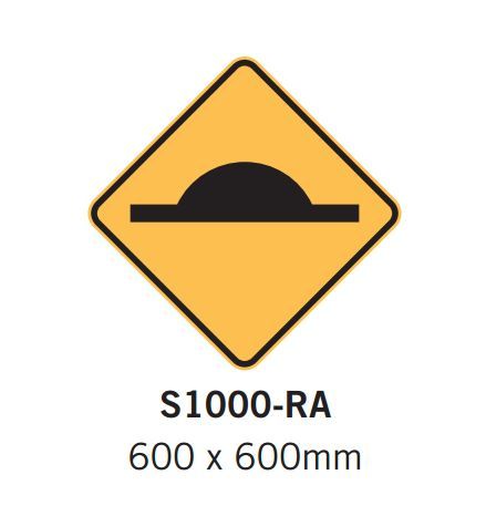 Barrier Group Speed Hump Sign Specification