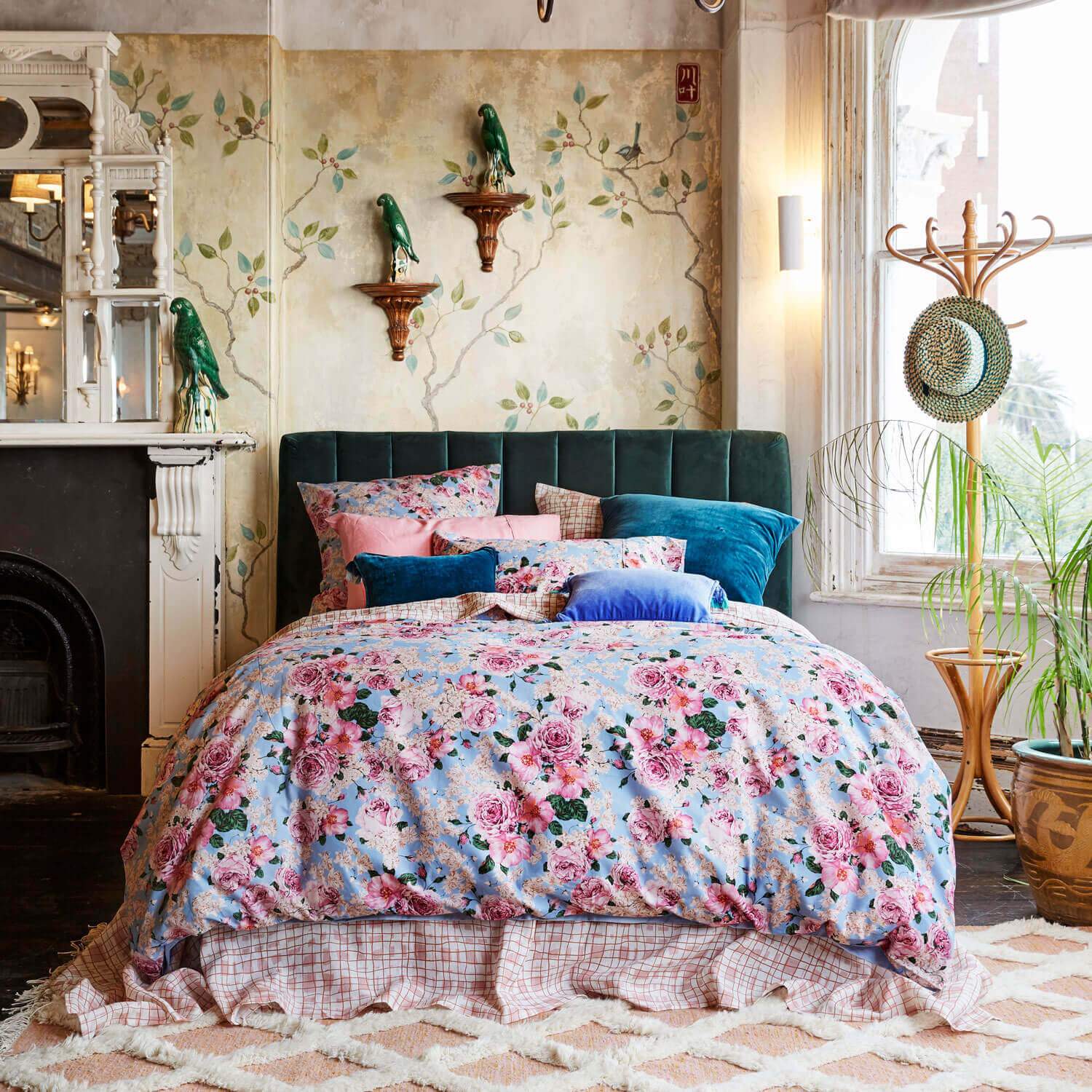 Kip and Co Peony quilt cover | The Home Maven