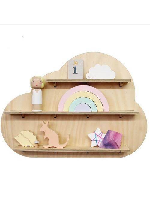 Treasure Board Cloud - Children's wall decor | The Home Maven