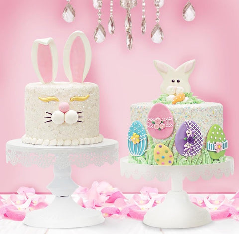 Easter Cake Decorating Kits and Easter Bunny Rabbit Edible Cake Topper Bakery Bling Designer Cake Decor Makes Cake Decorating Easy for Easter