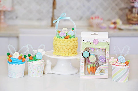 Easter Cake Cupcake and Cookie Toppers from Bakery Bling