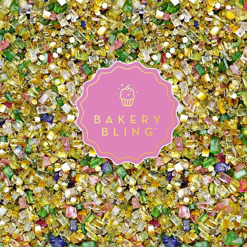 Egg Hunt Glittery Sugar Sprinkles for Cake Decorating, Cupcake Decorating, Drink Rim, Cookie Decorating and More. Bakery Bling Glittery Sugar for Easter