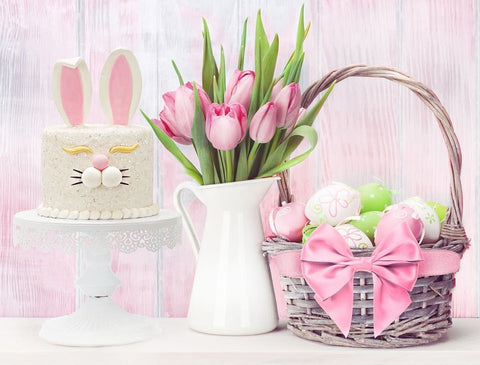Easter Bunny Cake Decorating Kit and Edible Rabbit Cake Topper Bakery Bling Designer Cake Decor Makes Easter Cake Decorating Easy