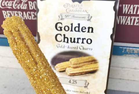 Disneyland's Viral Golden Churro was made with safe edible glitter by Bakery Bling!