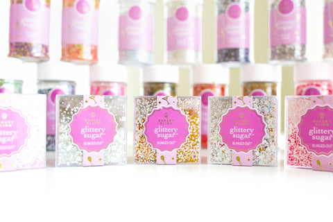 Safe Edible Glitter That Is Actually Edible Bakery Bling Glittery Sugar Sprinkles for Cakes Cookies Cupcakes Cake Pops Cake Balls Macarons Weddings Birthday Baby Showers Parties Unicorn Mermaid Trendy Desserts