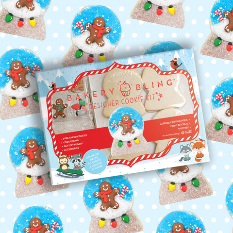 Snowglobe Designer Cookie Kit by Bakery Bling