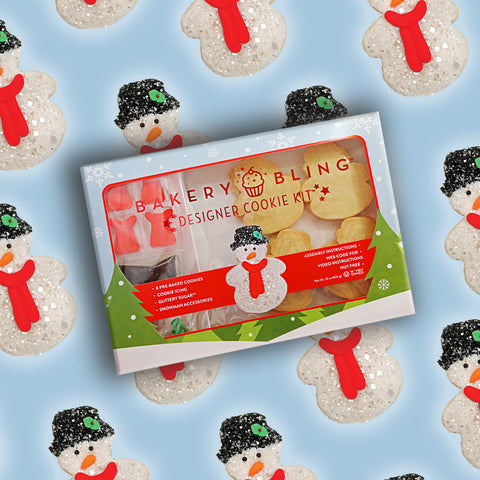 Snowman Designer Cookie Kit by Bakery Bling