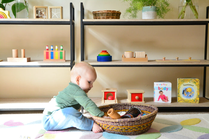 Montessori-inspired storage