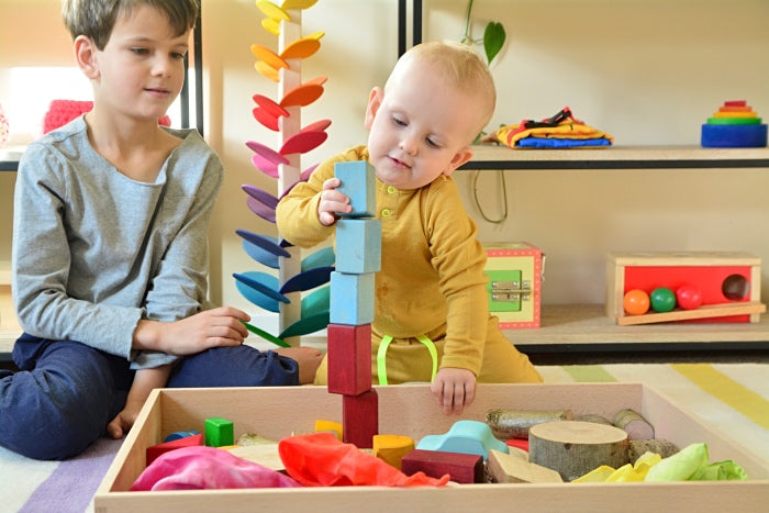 A Montessori-inspired playroom