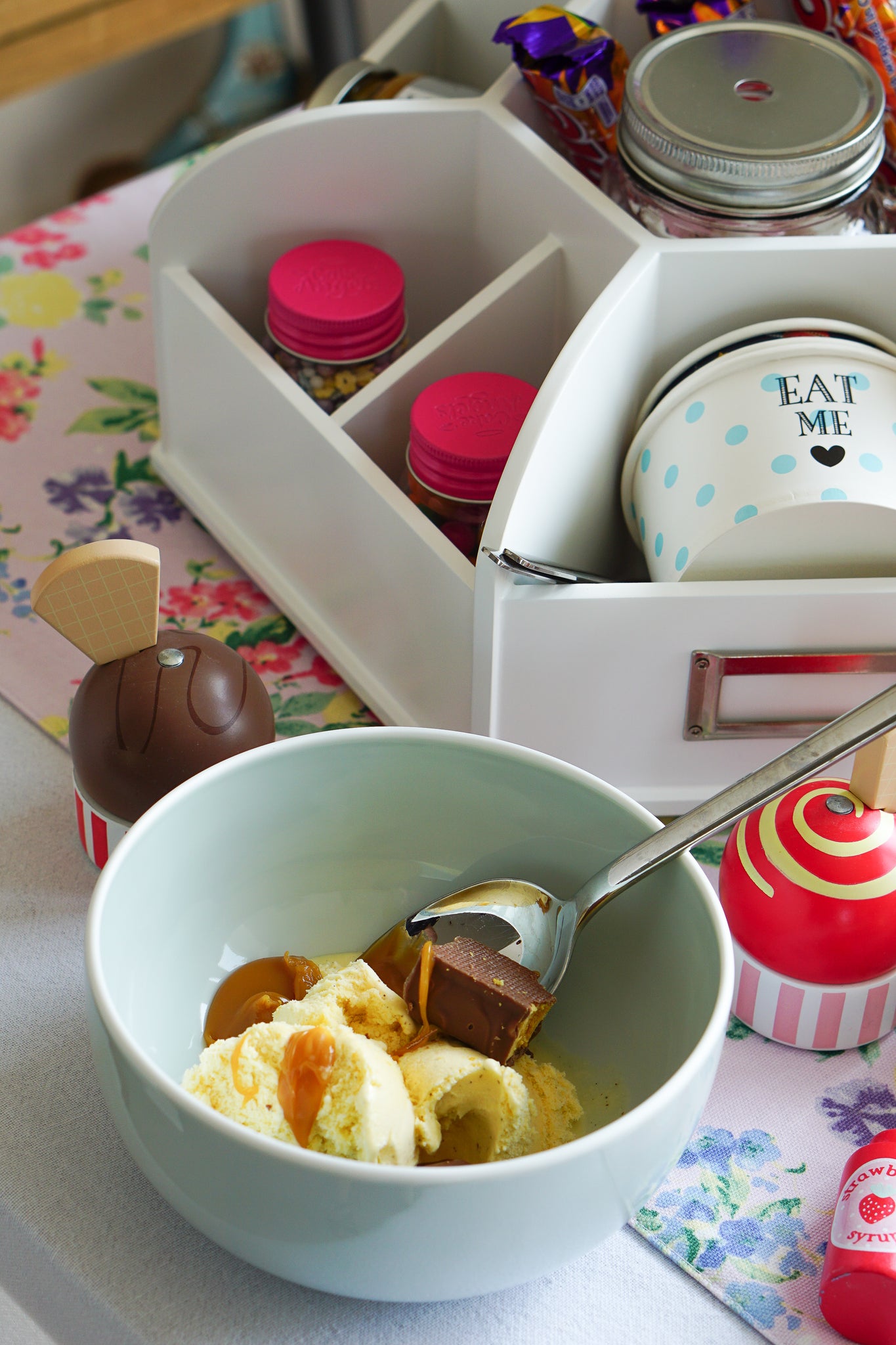 From role play to real life ... create your own ice cream toppings bar