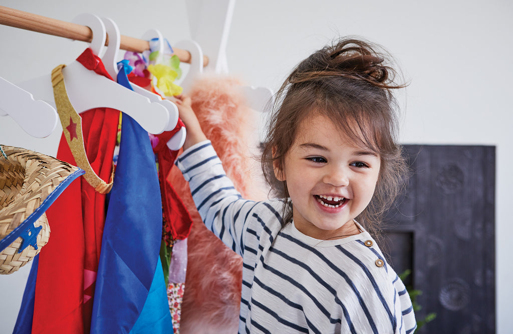 Children playing dressing up