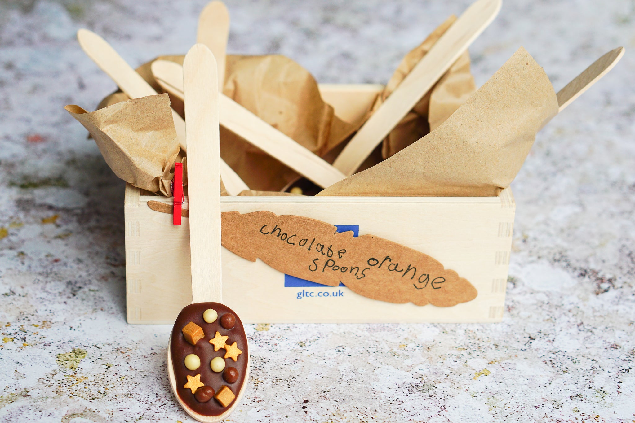 Set up a children's outdoor hot chocolate bar for hand warming role play fun