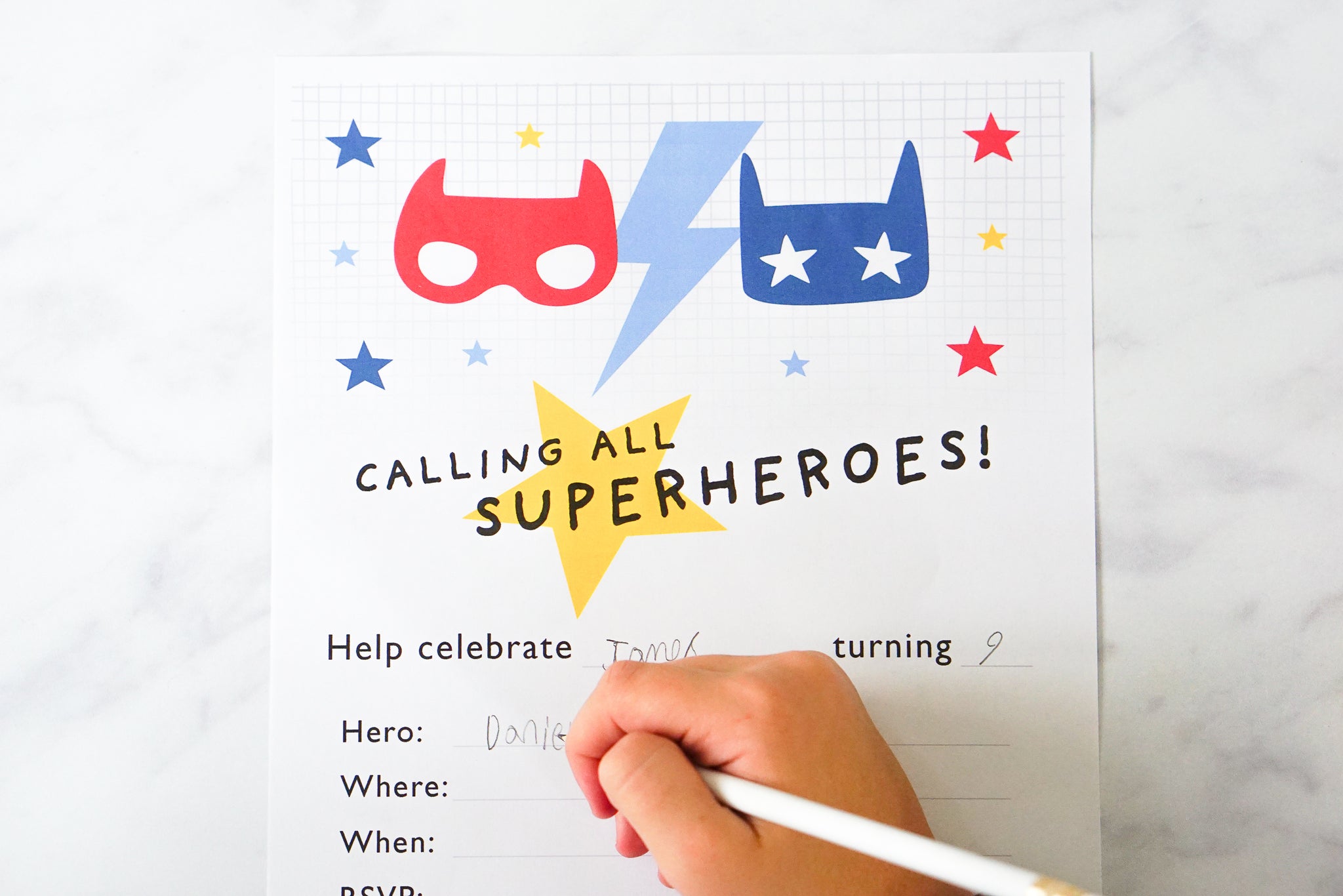 Superhero party ideas