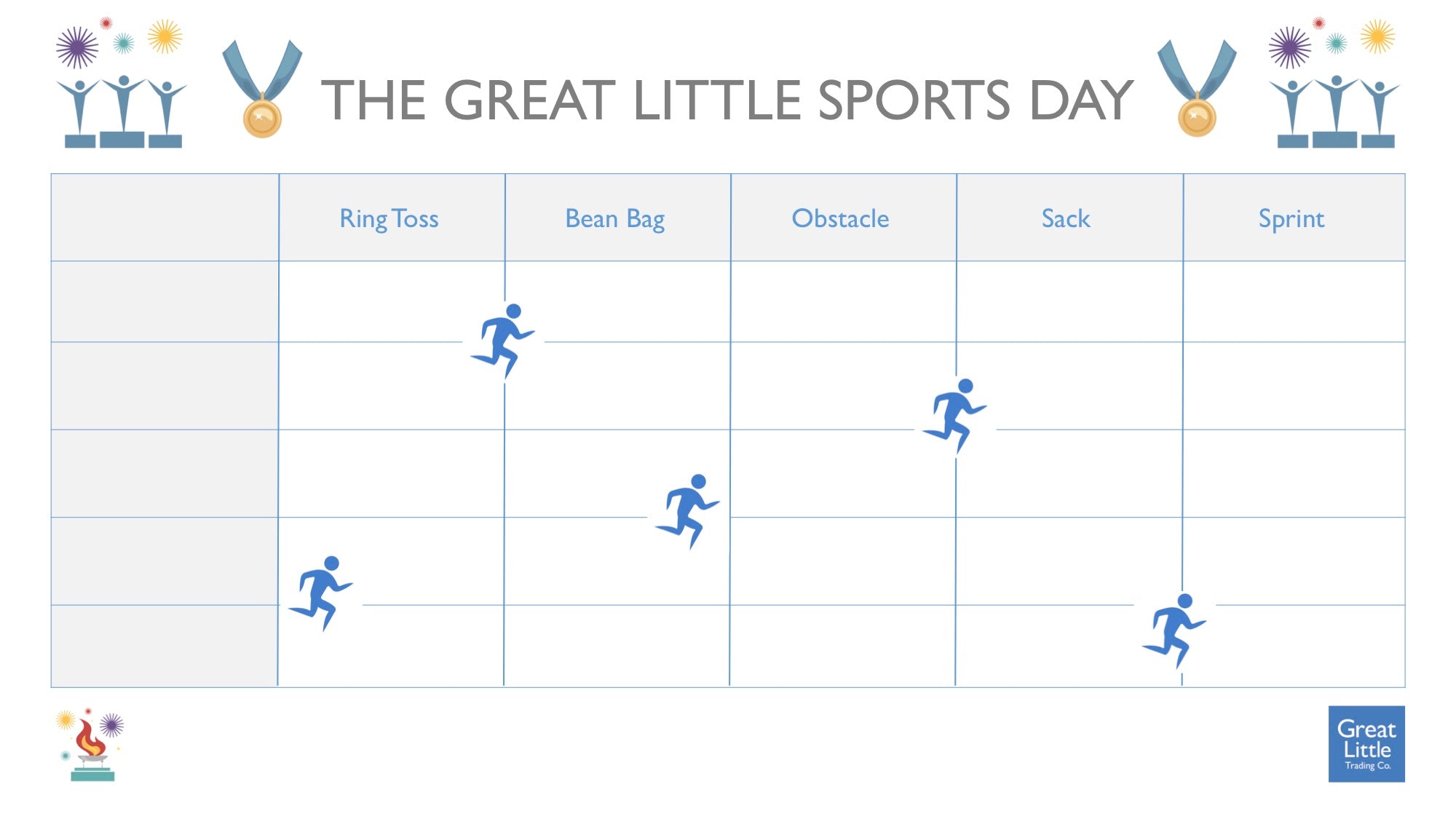 The Great Little Sports Day template