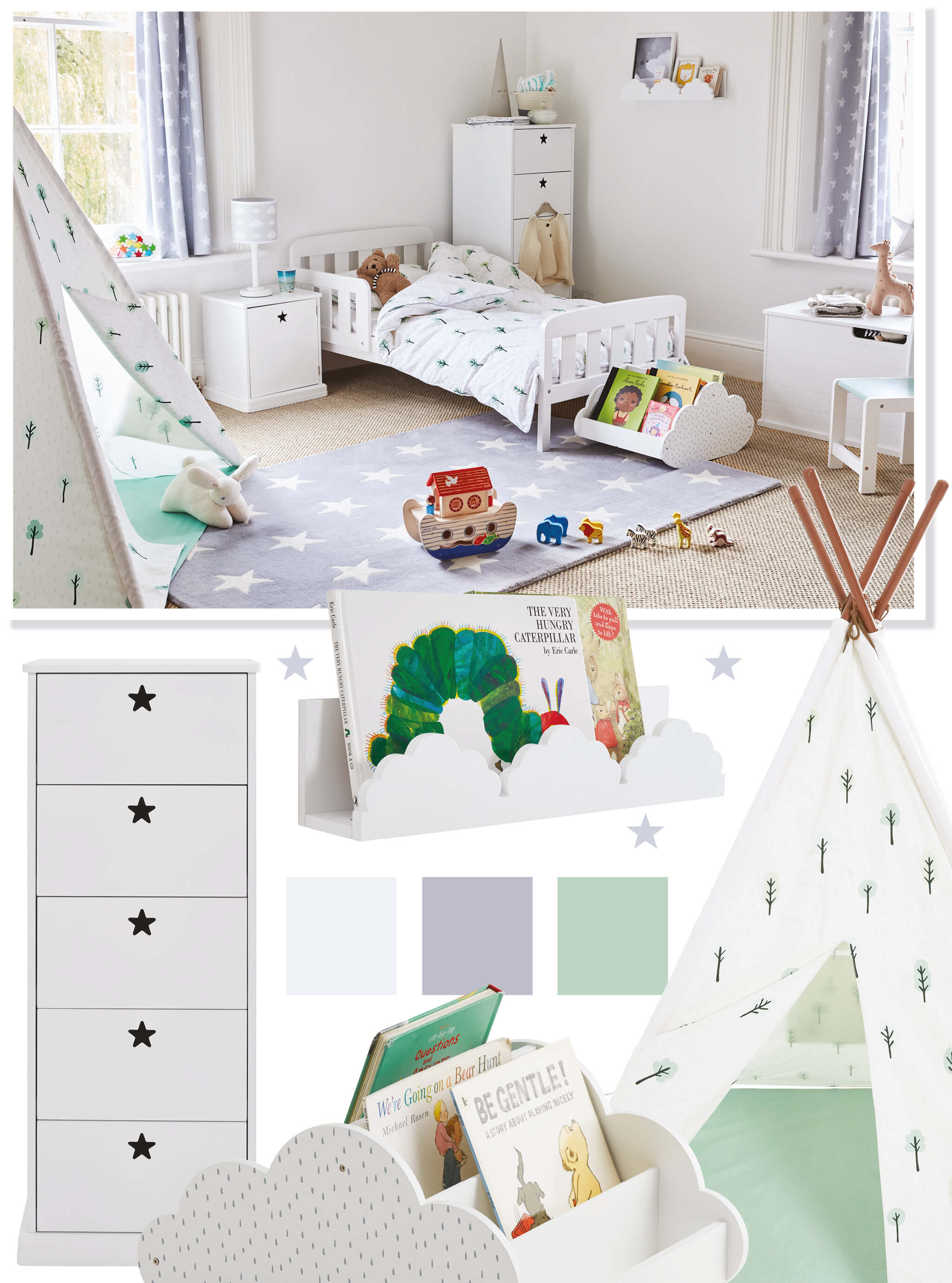 Woodland toddler bedroom