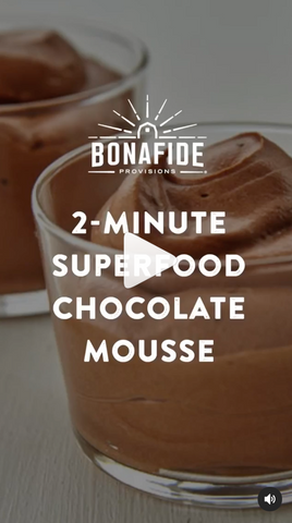 easy 2 minute dairy-free chocolate mousse