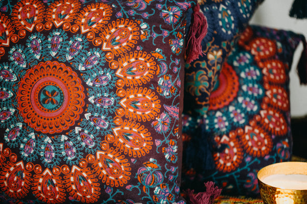 ISHKA mandala cushions
