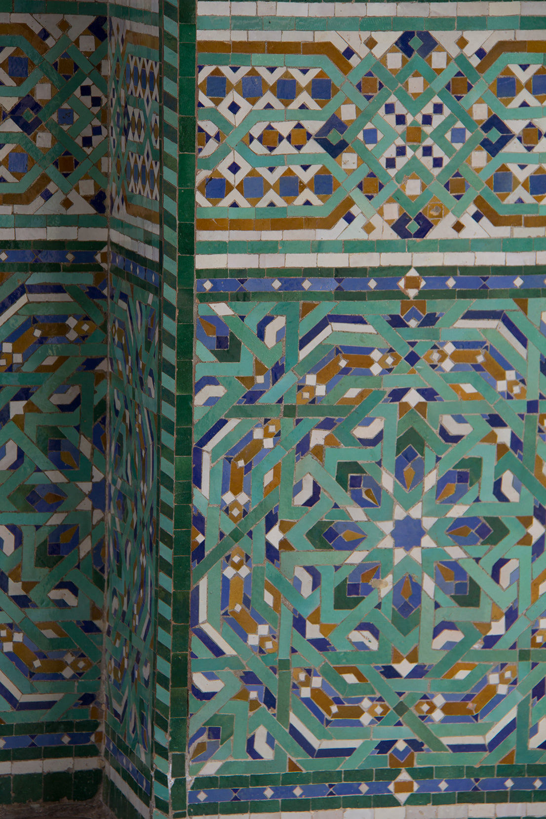 Moroccan market tiles