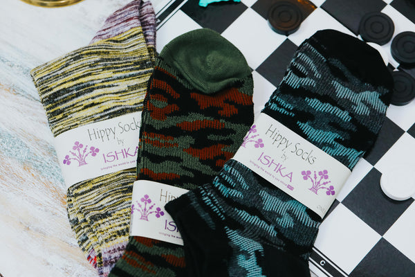 ISHKA Fathers Day gifts - hippie socks