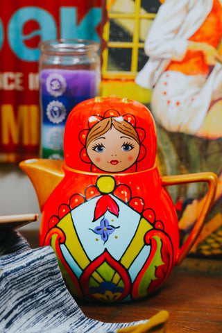 Quirky Christmas Gift Ideas - Handpainted Teapots