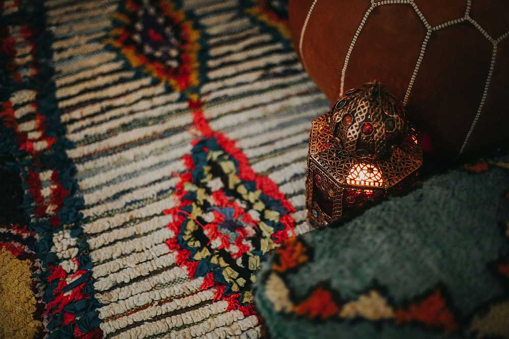 Moroccan handwoven rug