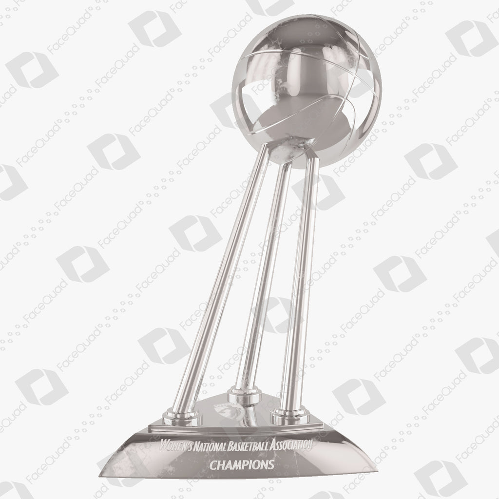 WNBA Championship Trophy 3D Model FaceQuad