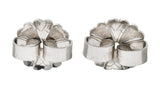 1930's Art Deco Amethyst Diamond Platinum Drop Earrings Wilson's Estate Jewelry
