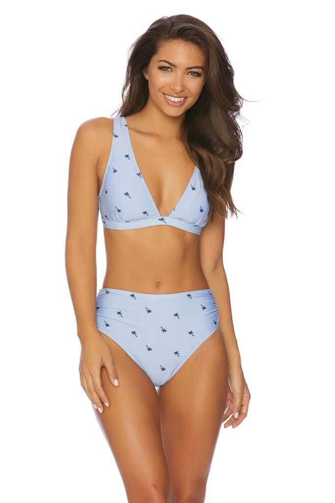 Paradise Palm High Waist Bikini Bottom