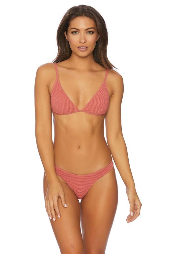 Shotgun Kiss Siren Ruched Back Basic Bikini Bottom