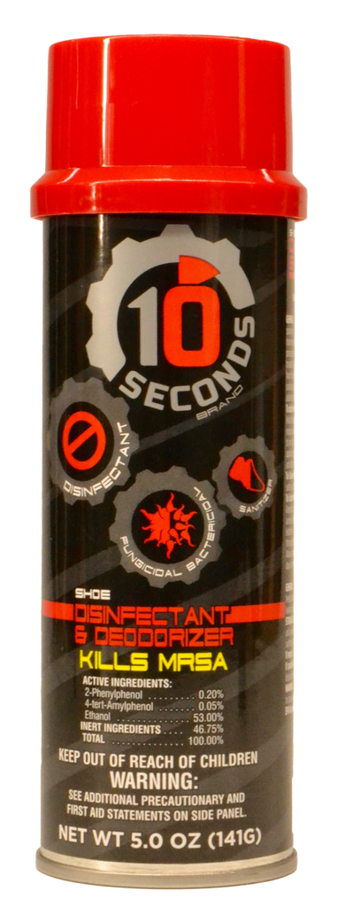 10 seconds shoe disinfectant