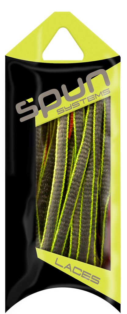 Spun™ Piped Oval Athletic ShoeLaces 