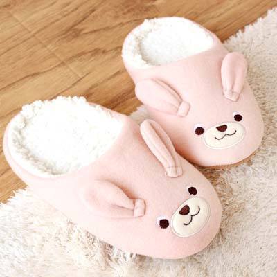 pink bunny slippers for adults