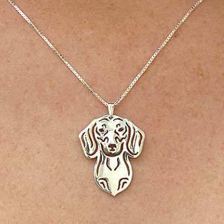 dog shaped necklace