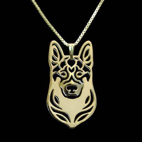 dog shaped necklace