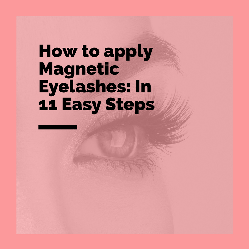 magnetic eyelashes apply lashes eye steps easy