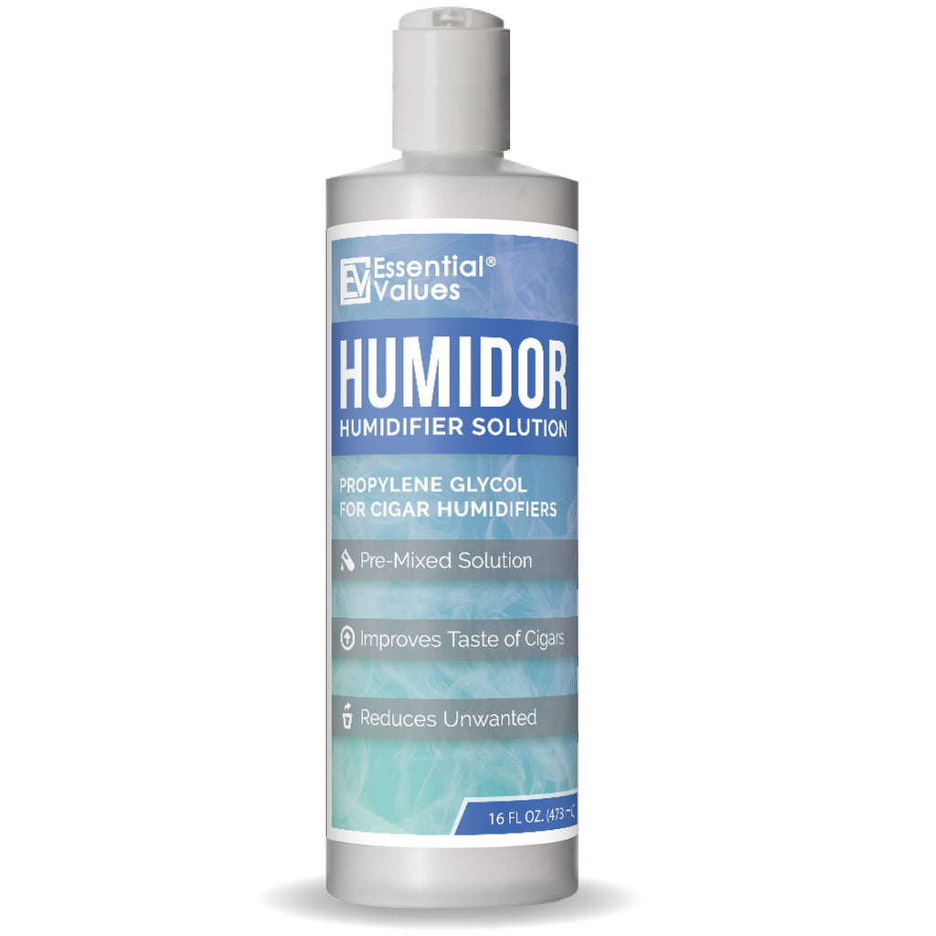 Humidor & Humidor Humidifier Combo, 16oz Propylene Glycol and – Essential Values
