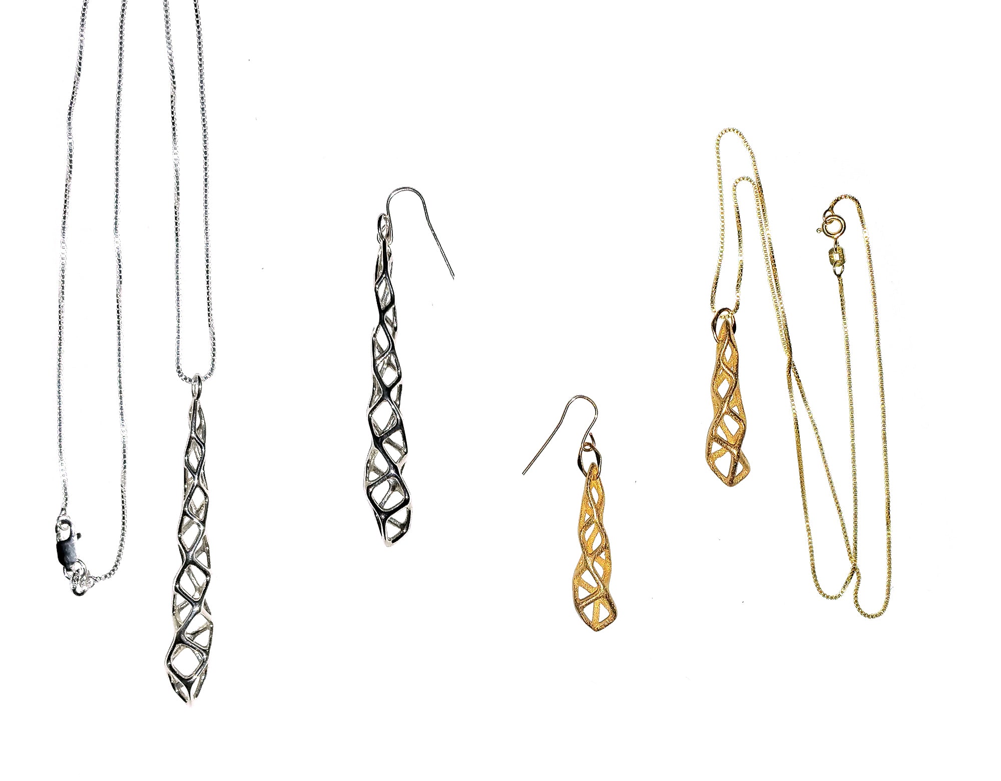 pendants and earrings