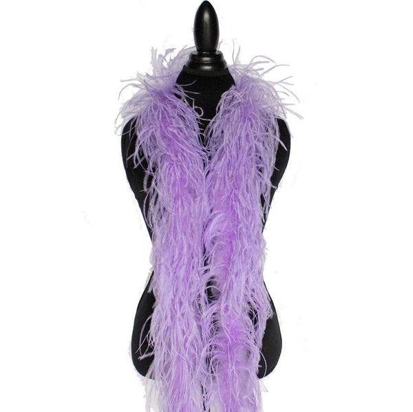 lavender ostrich feathers