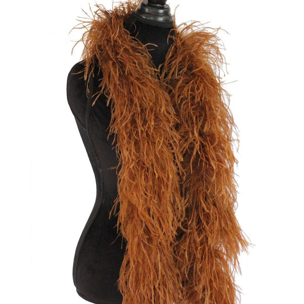 brown ostrich feathers