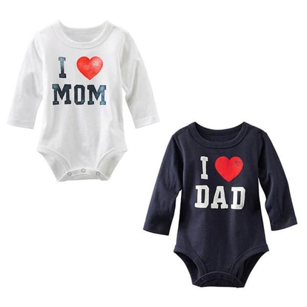 mom dad baby clothes