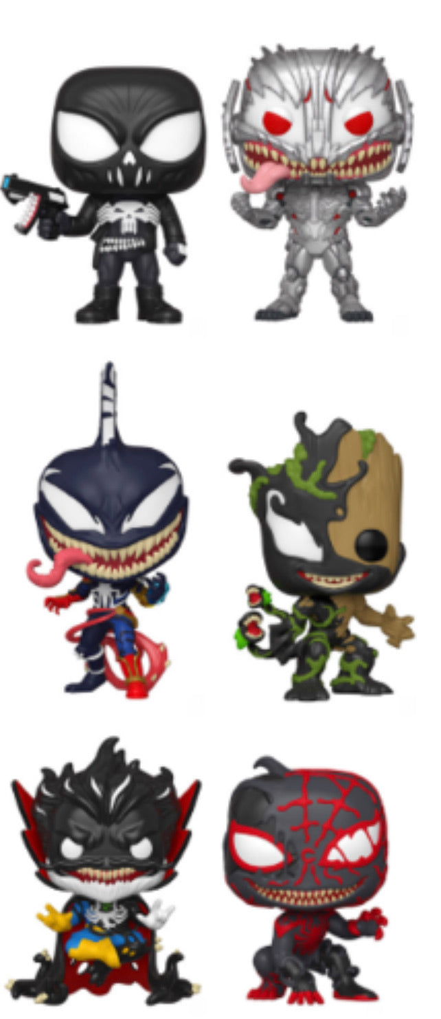 VENOM FUNKO POP! VENOMIZED COMPLETE SET OF 6 (PRE-ORDER)