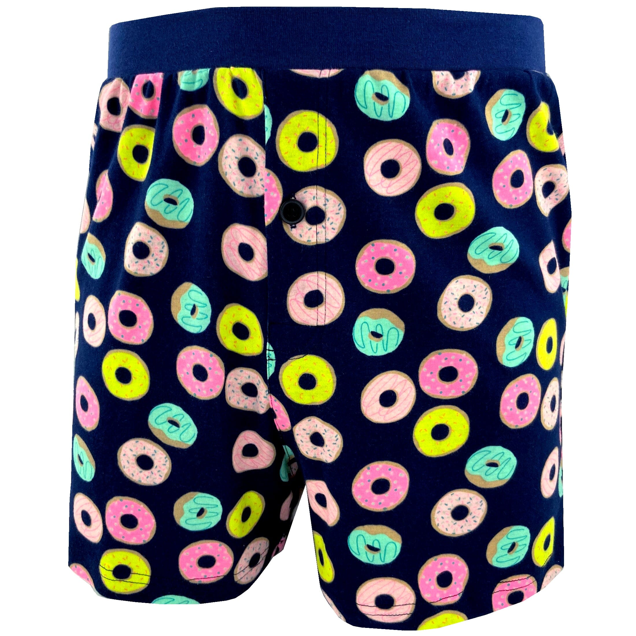 Men's Sleepwear Super Comfy Donut All Over Print Cotton Pajama Shorts