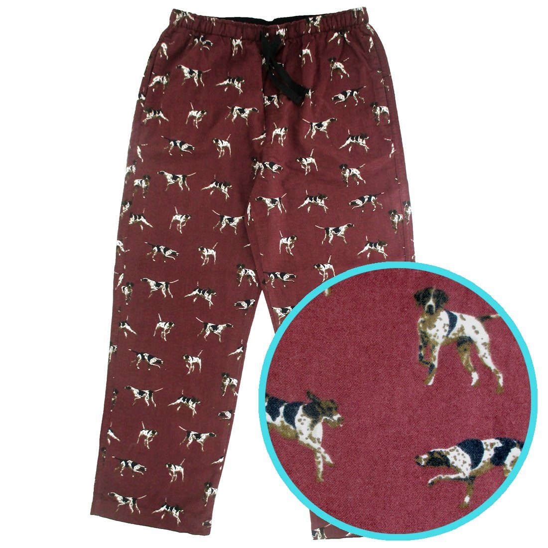 men's pajama pants with dogs on them