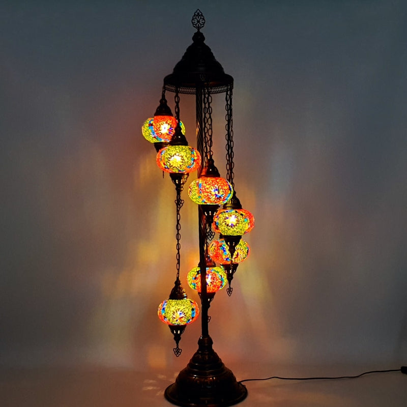 orange globe lamp