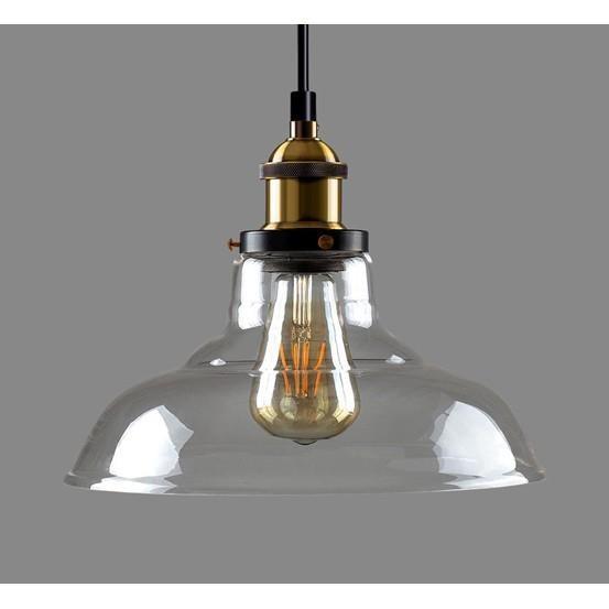 Carlita Industrial Retro Loft Glass Ceiling Lamp Shade Pendant Led Light From 20 90