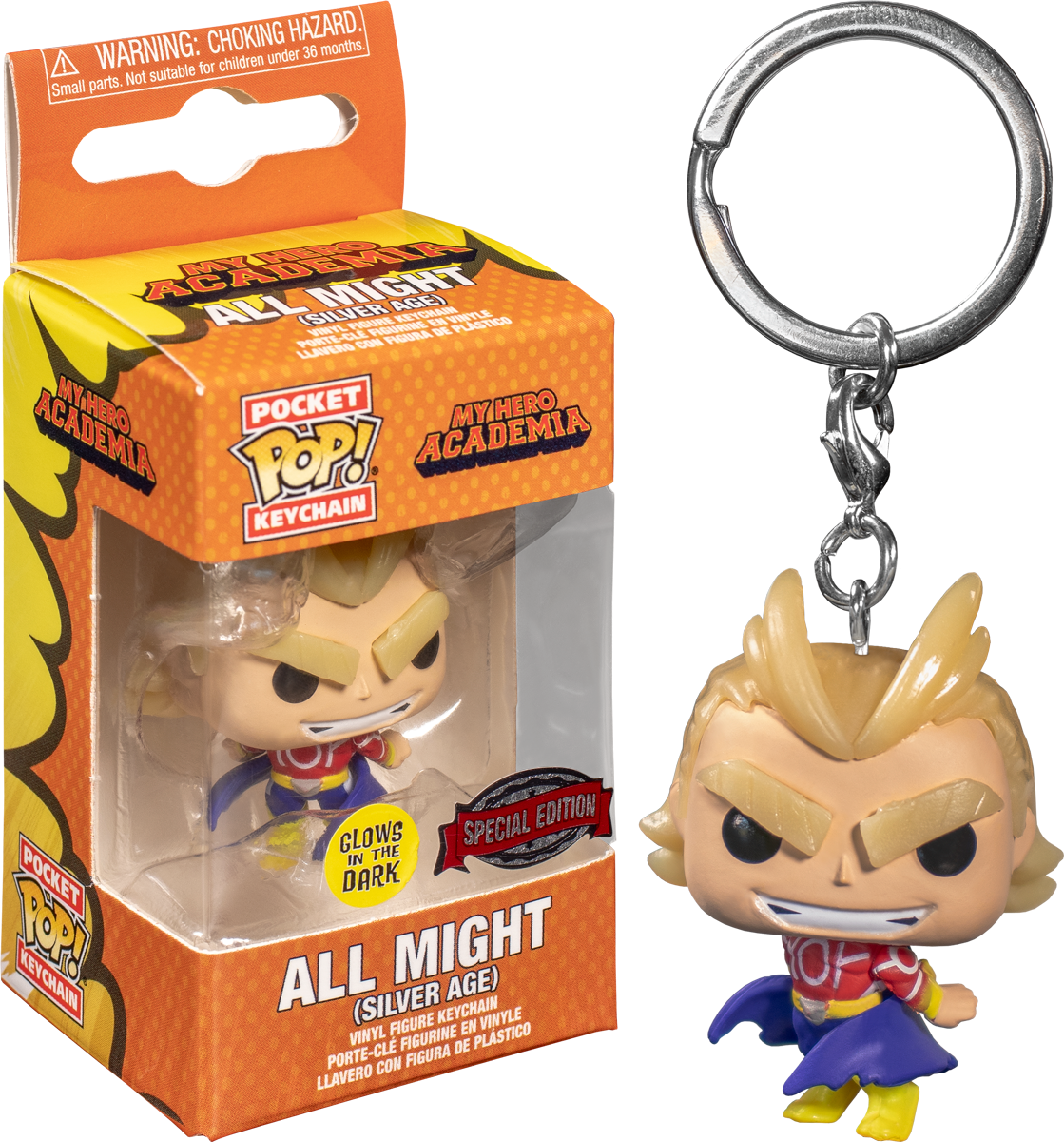 silver all might funko pop